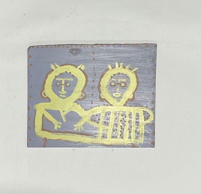 Mary T. Smith "Untitled Figure" Painting (1 of 8)