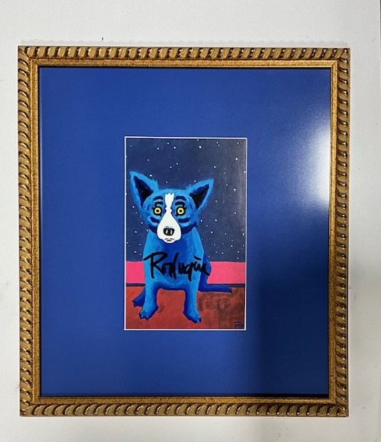 Blue Dog signed Print (1 of 7)