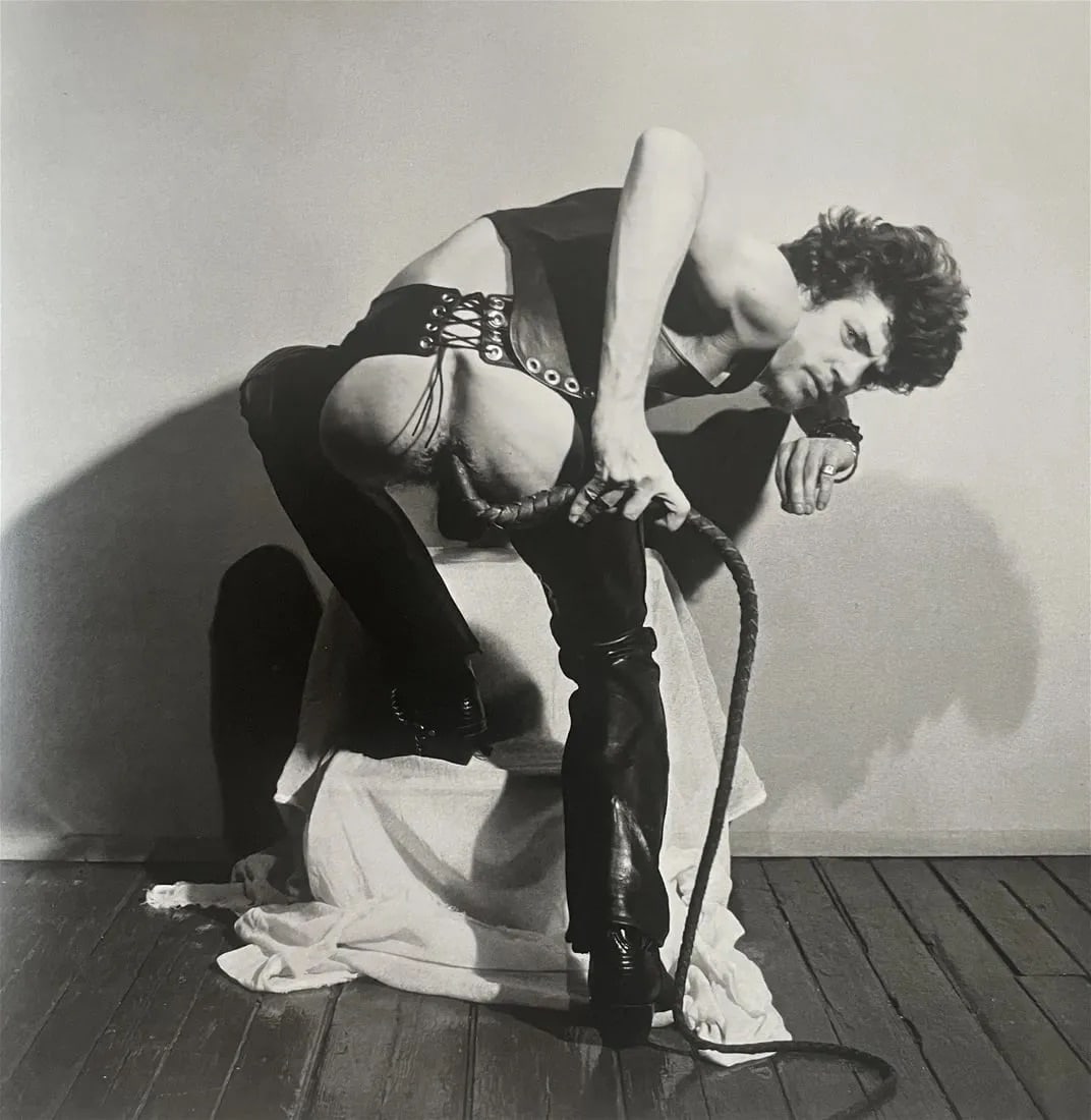 Robert Mapplethorpe "Self Portrait, 1978" Print: Robert Mapplethorpe (1946â€“1989) was an American photographer known for his provocative and often controversial works that explored themes of sexuality, gender, and beauty. He was a prominent