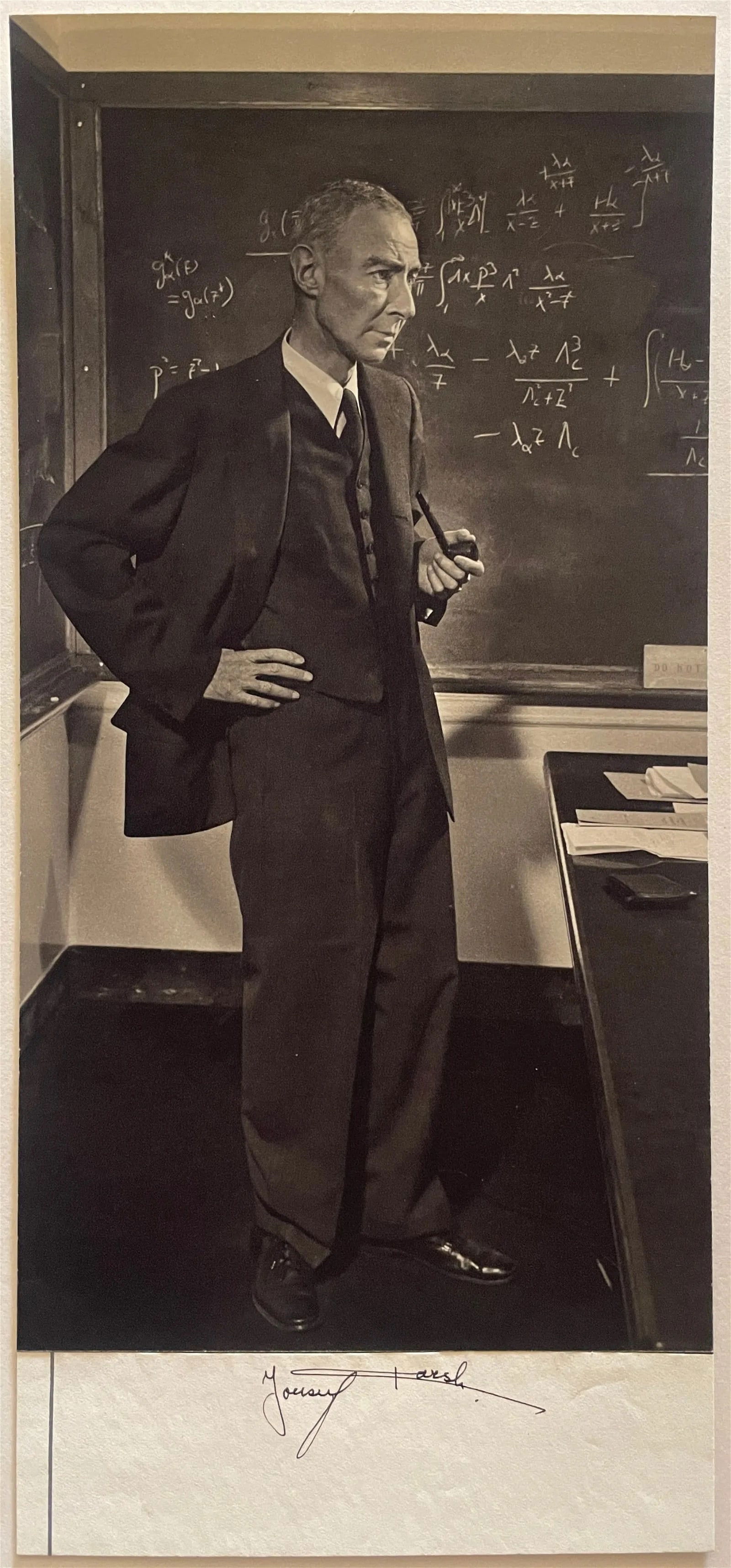 Yousuf Karsh Signed "J. Robert Oppenheimer" Print (1 of 5)