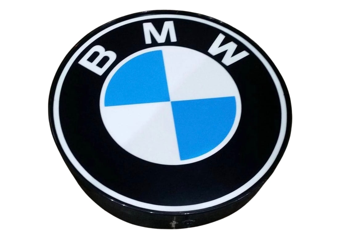 BMW Advertisement Garage Wall Display Sign (1 of 1)