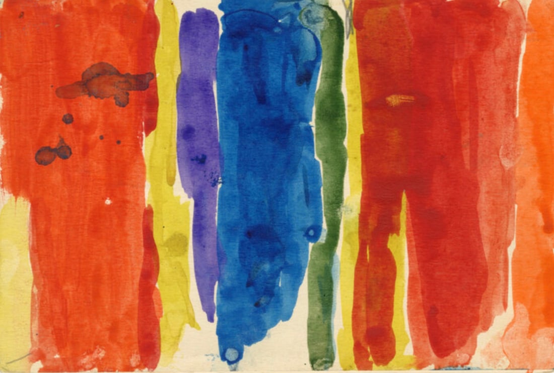 Alma Thomas "Untitled, 1972" Offset Lithograph: Alma Thomas (1891–1978) was an American abstract painter and art educator. She is celebrated for her unique style of abstract art, characterized by vibrant colors, rhythmic patterns, and a focus on