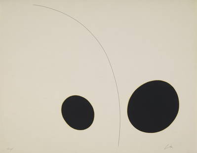 Richard Lin Show Yu "Relationships II, 1965" Offset Lithograph: Richard Lin Show Yu (born 1933) is a Chinese-born British artist known for his contributions to abstract art and minimalism. Born in Taiwan, Lin moved to the United Kingdom in the 1950s, where he esta