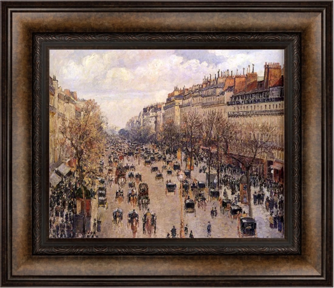 Camille Pissarro "Boulevard Montmarte" Oil Painting (1 of 5)
