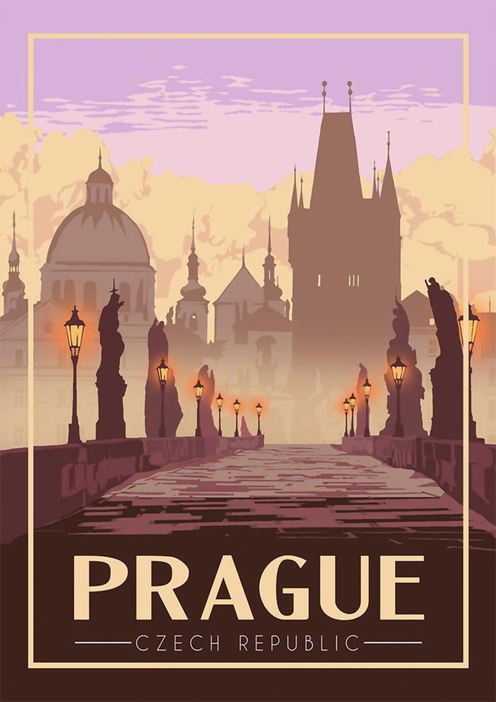 Prague, Czech Republic Travel Poster (1 of 1)