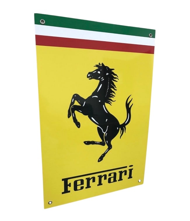 Ferrari Aluminum Garage Wall Display (1 of 1)