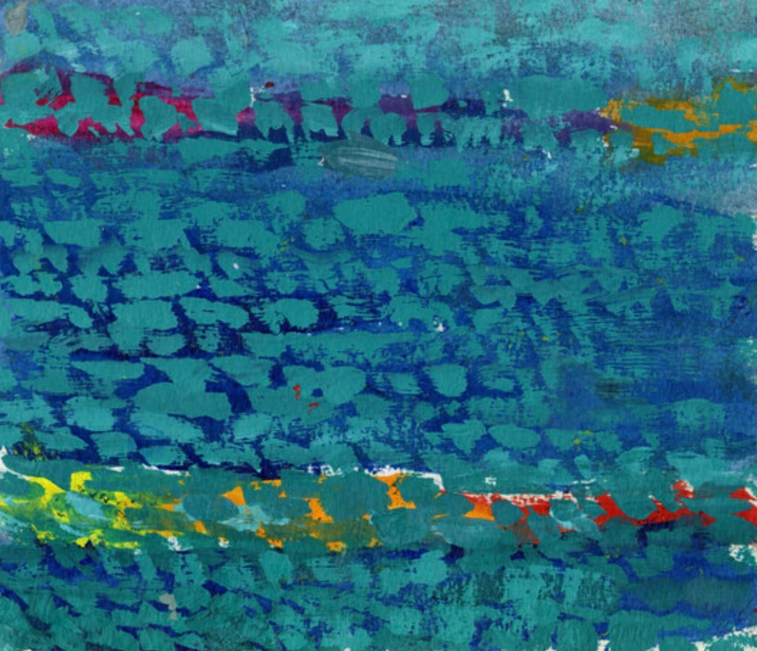 Alma Thomas "Untitled, 1972" Offset Lithograph: Alma Thomas (1891–1978) was an American abstract painter and art educator. She is celebrated for her unique style of abstract art, characterized by vibrant colors, rhythmic patterns, and a focus on