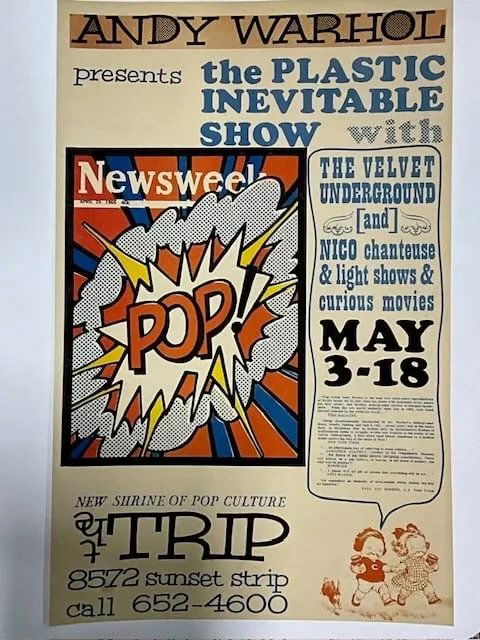 Andy Warhol The Plastic Inevitable Show Poster (1 of 4)