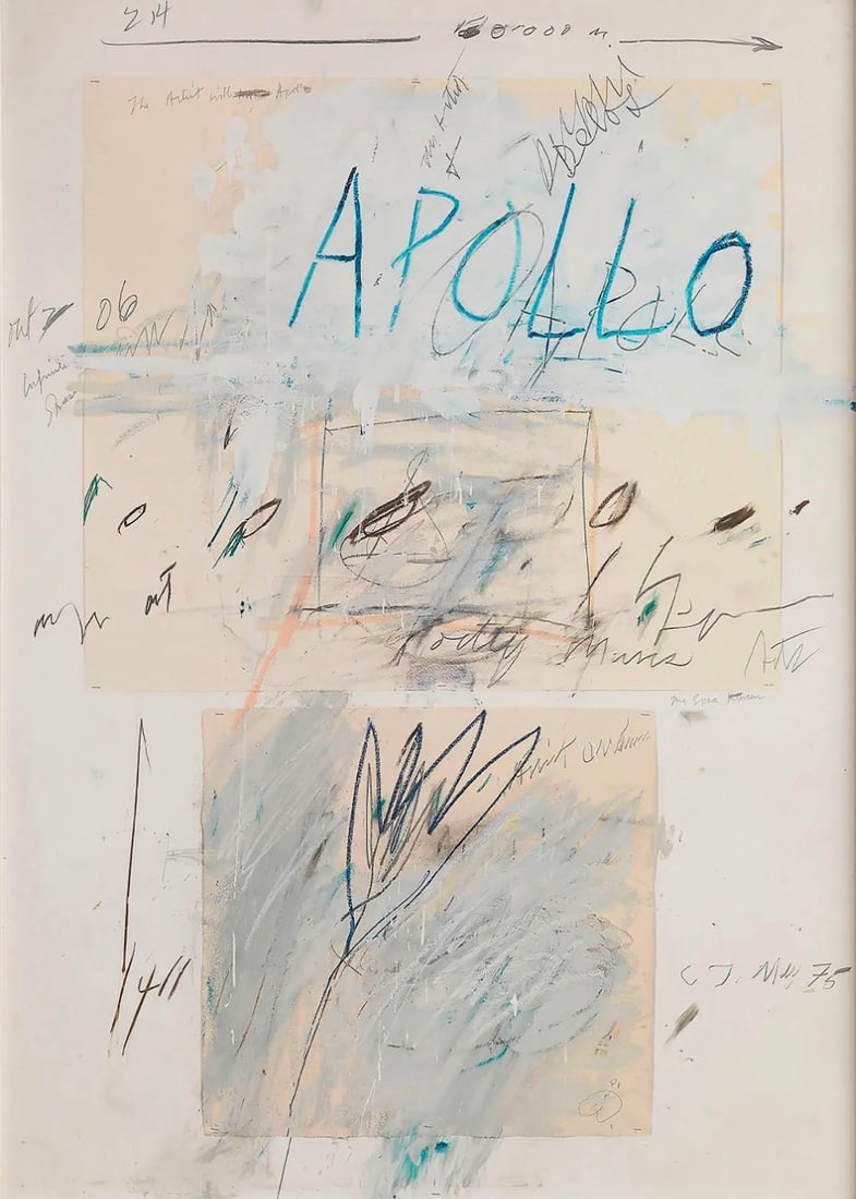Cy Twombly "Untitled" Offset Lithograph (1 of 5)
