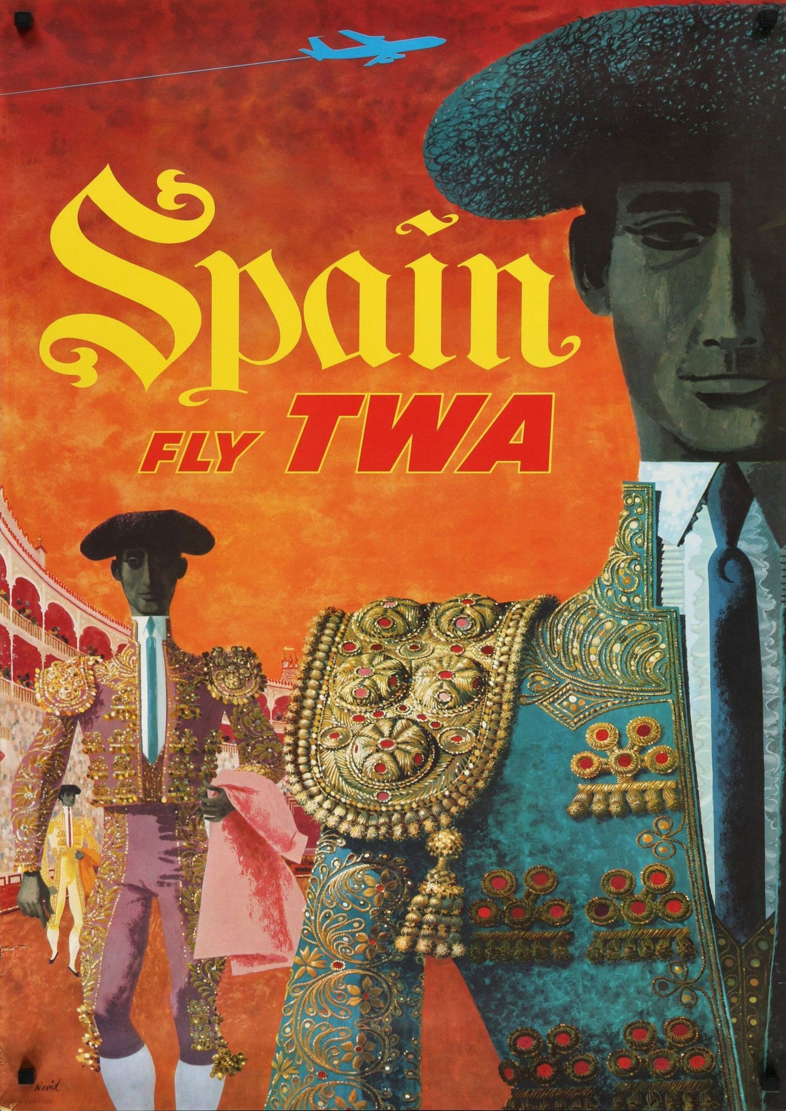 Spain, TWA Travel Poster (1 of 1)
