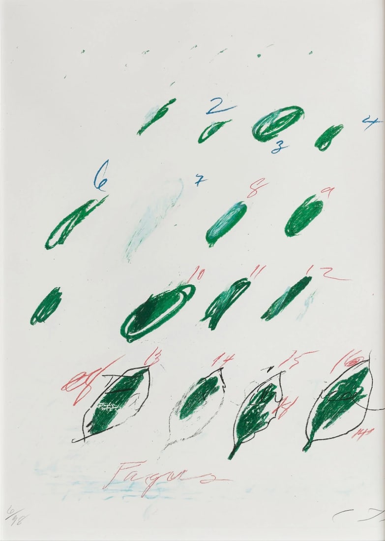 Cy Twombly "Untitled" Offset Lithograph (1 of 5)