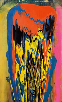Frank Bowling "Tonys Anvil, 1975 Offset Lithograph: Frank Bowling (born February 29, 1936) is a Guyanese-born British artist known for his abstract and often large-scale paintings. He has made significant contributions to contemporary art and is recogn