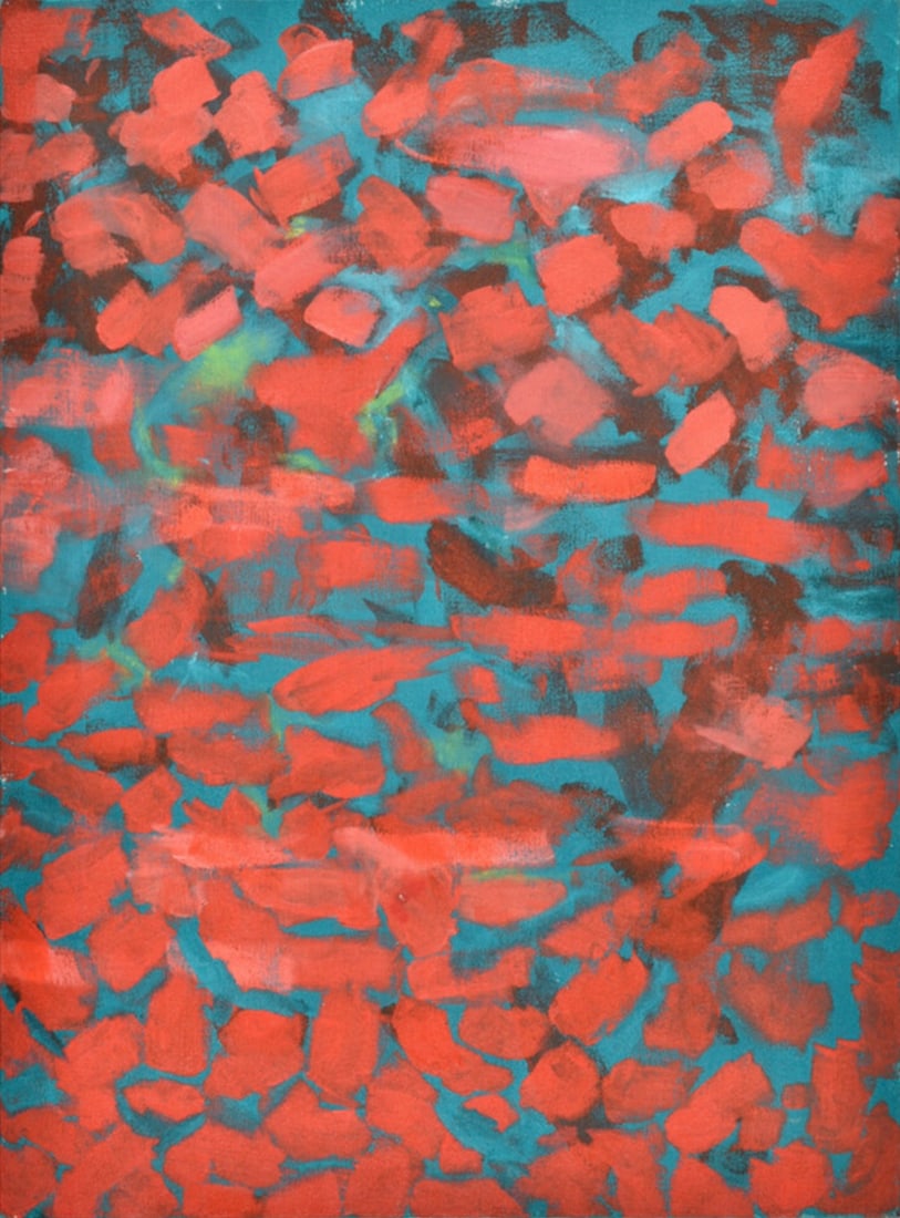 Alma Thomas "Untitled, 1976" Offset Lithograph: Alma Thomas (1891–1978) was an American abstract painter and art educator. She is celebrated for her unique style of abstract art, characterized by vibrant colors, rhythmic patterns, and a focus on