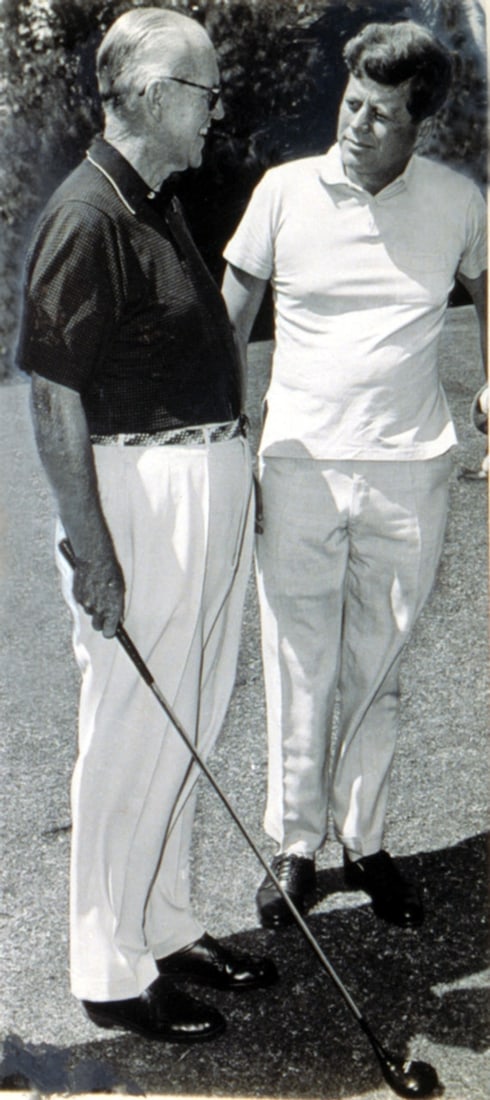 John F. Kennedy with Joseph Kennedy Photo Print (1 of 1)