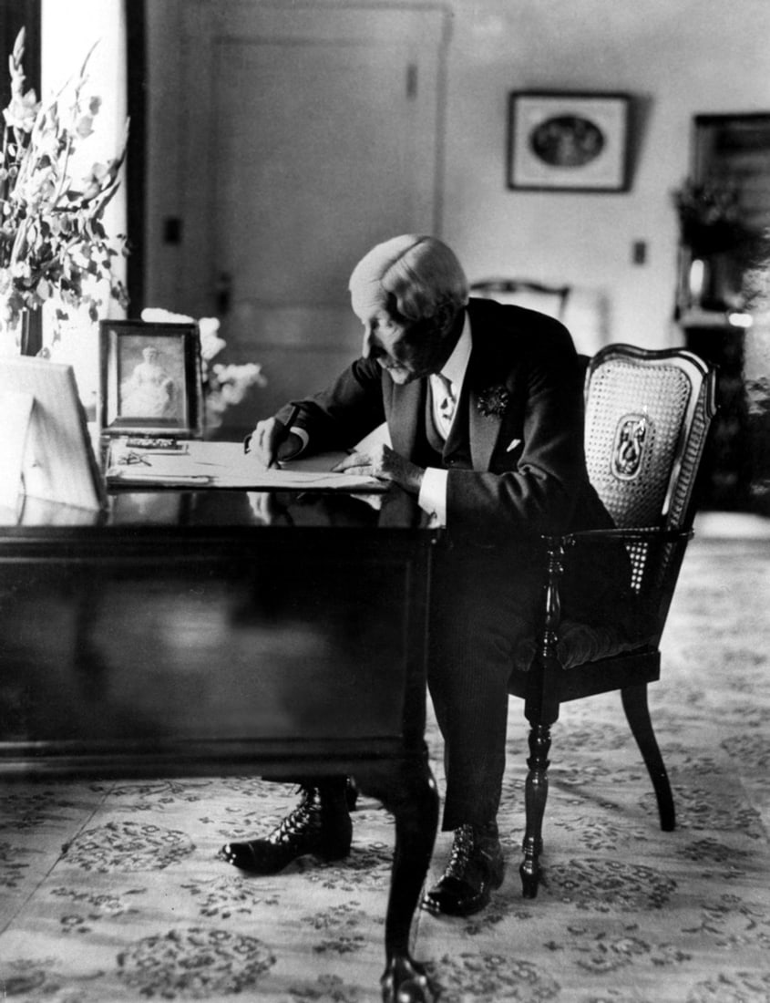 John D. Rockefeller at Desk Photo Print (1 of 1)