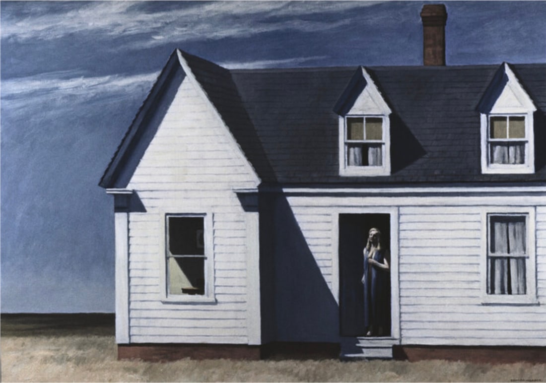 Edward Hopper "High Noon" Offset Lithograph: Edward Hopper (1882–1967) was an American painter known for his iconic depictions of American life, characterized by his use of stark light and shadow, simplified forms, and evocative sense of isola