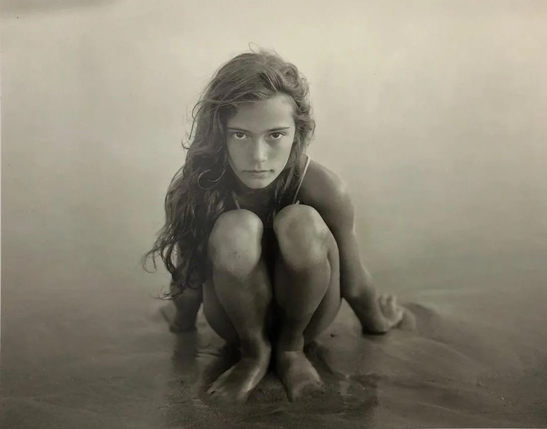 Jock Sturges - Fanny, Montalivet France, Photograph: JOCK STURGES (B. 1947) Fanny, Montalivet, France 1995, Photograph, printed later, 14 1/2" x 18 1/2" inches