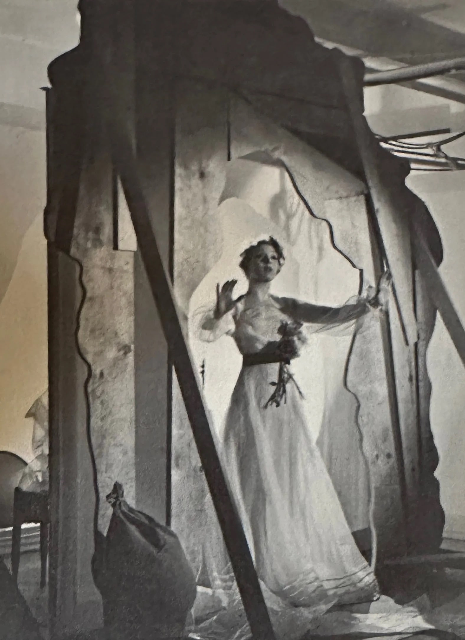 Cecil Beaton "Untitled" Print: Cecil Beaton (1904-1980) was a British photographer, designer, and writer, known for his contributions to the fields of fashion, portraiture, and war photography. He was renowned for his distinctive a