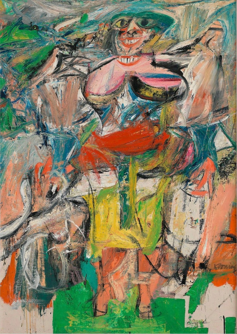 Willem De Kooning "Untitled" Offset Lithograph: Willem de Kooning (1904-1997) was a Dutch-American abstract expressionist painter and one of the most prominent figures in the New York School, a group of artists who revolutionized American art in th