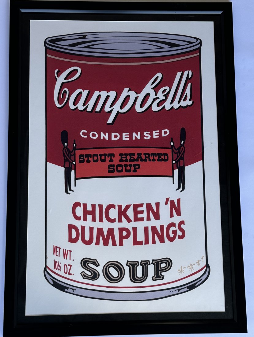Warhol Campbell Soup Lithograph Signed & Numbered (1 of 3)