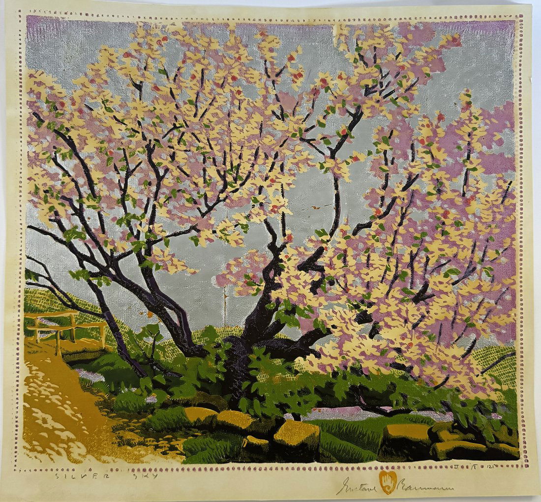 Gustave Baumann Silver Sky Print (1 of 4)