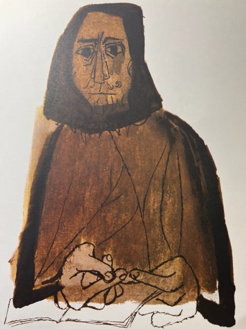 Ben Shahn "Untitled" Print. (1 of 6)