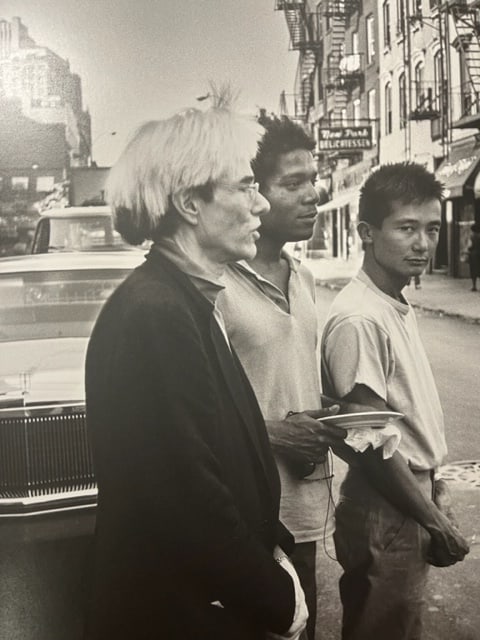 Jean-Michel Basquiat "Bleecker Street" Print.: Jean-Michel Basquiat (1960-1988) was an American artist of Haitian and Puerto Rican descent. He emerged as a prominent figure in the New York art scene in the late 1970s and 1980s. Basquiat is best kn