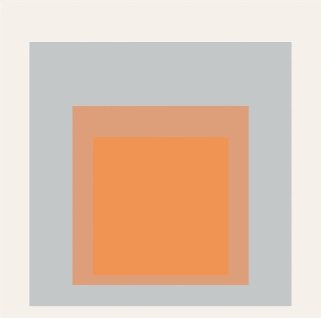 Josef Albers Homage to the Square "Orange" Offset Lithograph (1 of 1)