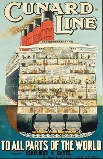 Cunard Travel Poster (1 of 1)