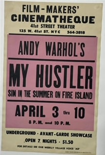 Andy Warhol My Hustler Poster (1 of 1)