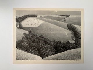 Grant Wood Lithograph (1 of 2)