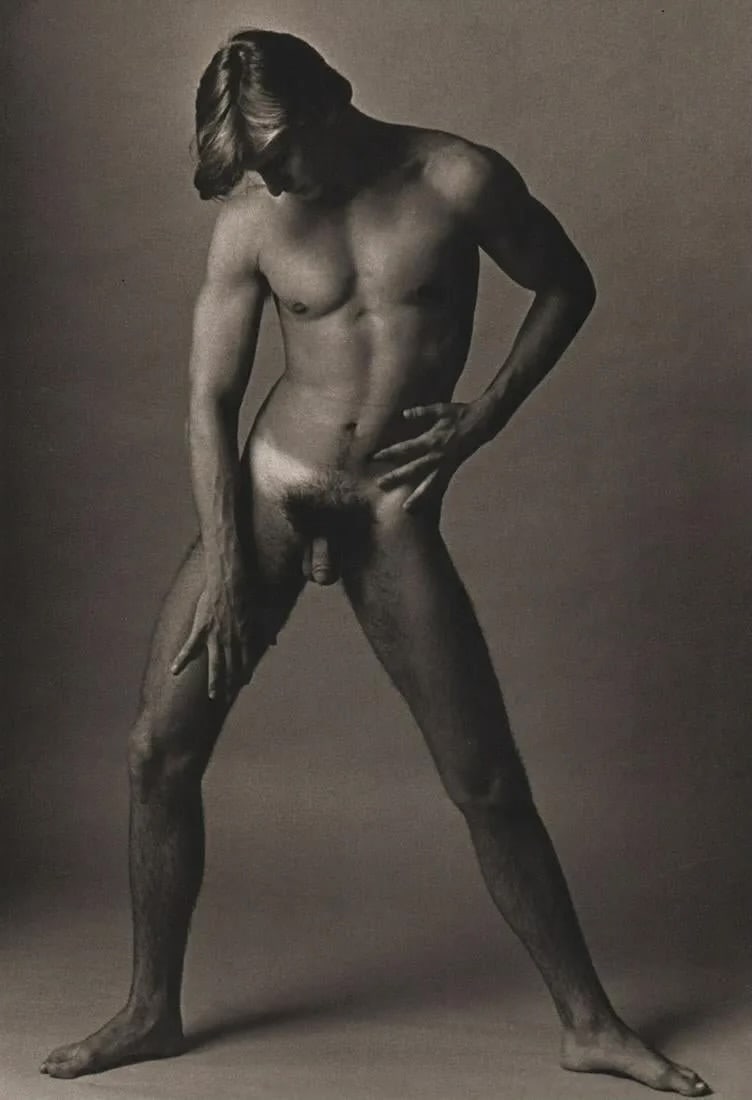 KEN HAAK - Male Nude ,1985: Tri-tone Photo-lithographs (Limited edition)Printed in the 1980’sImage size (inches) approx.13 x 10”