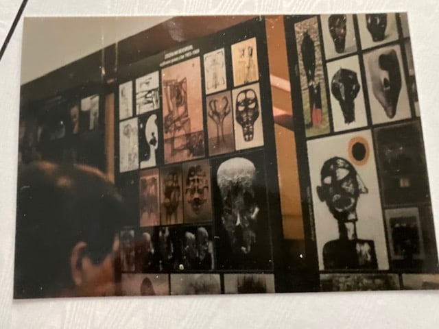 ink drawing signed Beksinski (1 of 6)