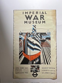 Imperial War Museum Poster linen backed (1 of 5)