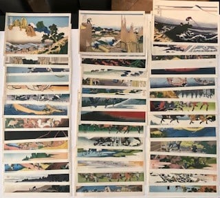 HOKUSAI THIRTY-SIX VIEWS MT.FUJI GROUPING OF 42 prints (1 of 1)
