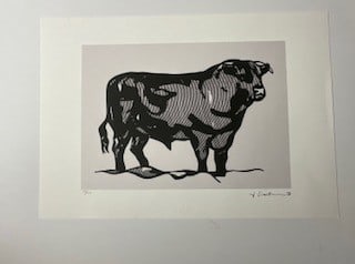 Roy Lichtenstein - Bull offset lithograph (1 of 5)