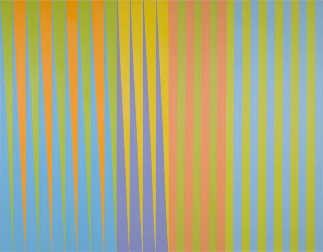 James Little "Double Exposure, 2008" Print: James Little is an American contemporary artist known for his abstract paintings characterized by vibrant colors, geometric shapes, and dynamic compositions. He was born in Tennessee and studied at th