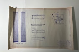 Vintage World Trade Center Blueprints (1 of 6)