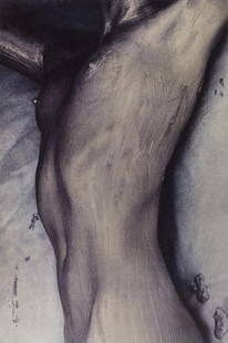 Sheila Metzner "Torso, 1990": Measures: 7 1/3 x 11 inches print and mounted