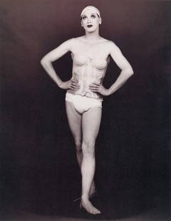 Len Prince "Charles Busch, 1993" Print: Measures: 10 1/4 x 13 1/3 inches print and mounted