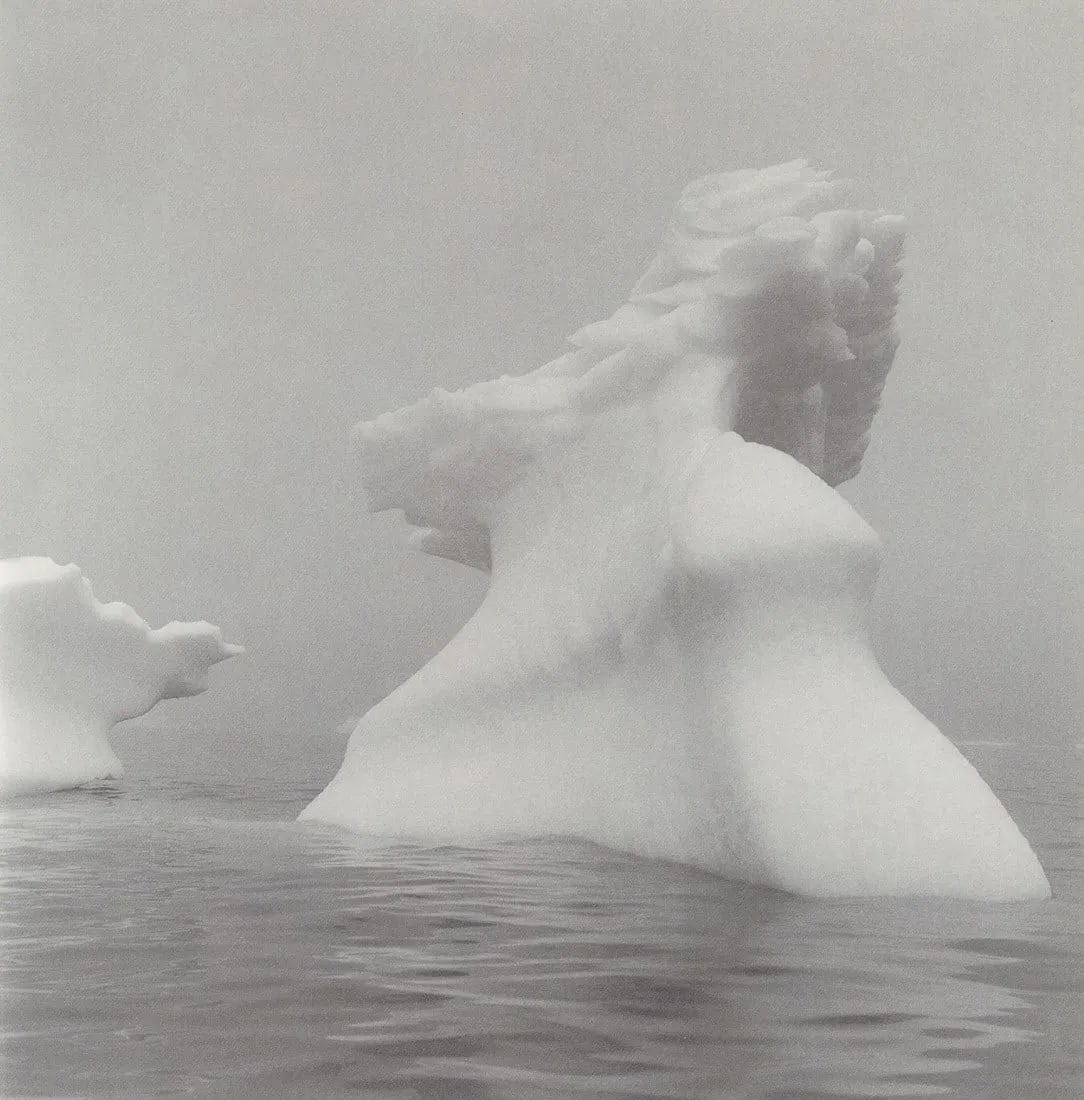 Lynn Davis "Iceberg #5, Disko Bay, Greenland, 1988": Measures: 9 x 9 1/3 inches print and mounted