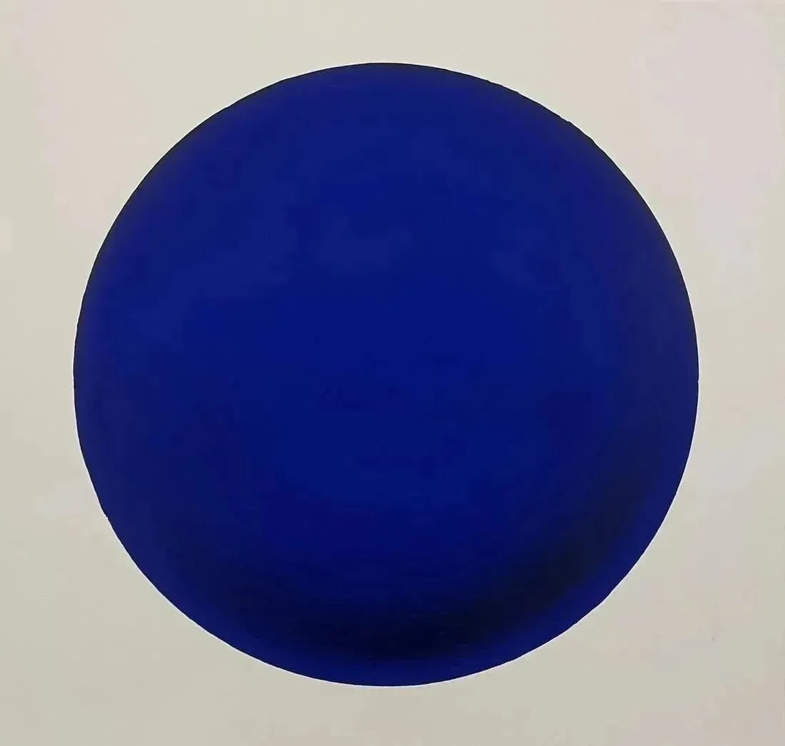 Yves Klein "Blue Circle" Serigraph (1 of 1)