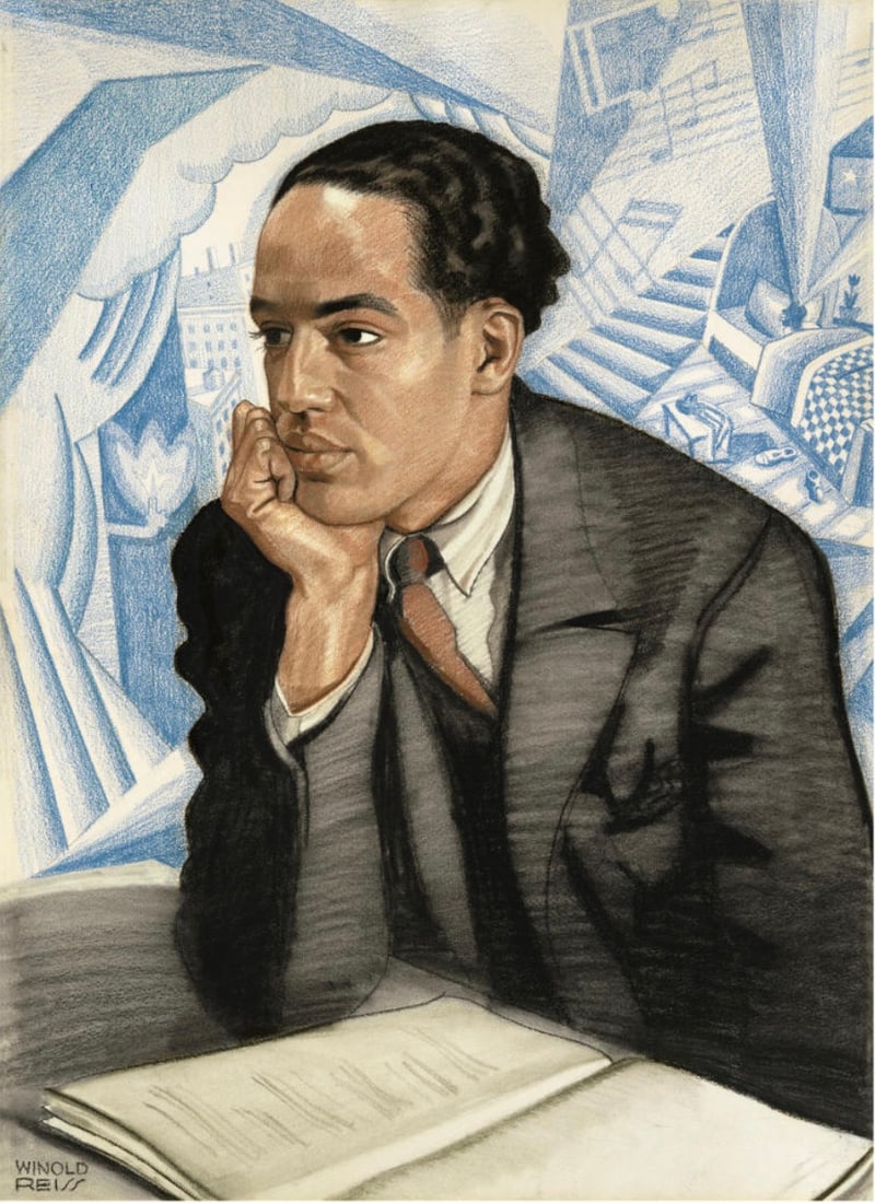 Winold Reiss "Langston Hughes, 1925" Print (1 of 5)