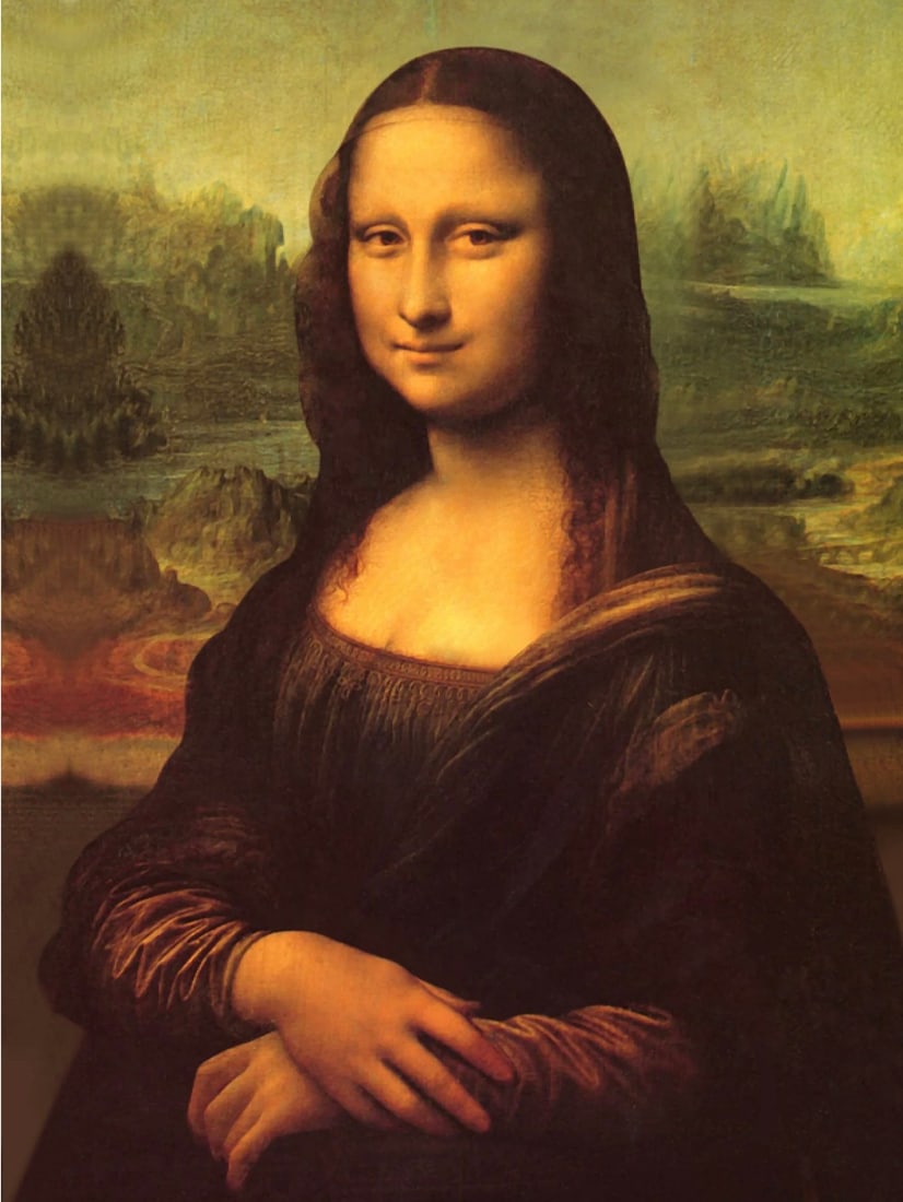 Leonardo Da Vinci "Mona Lisa, 1503" Painting, After (1 of 5)