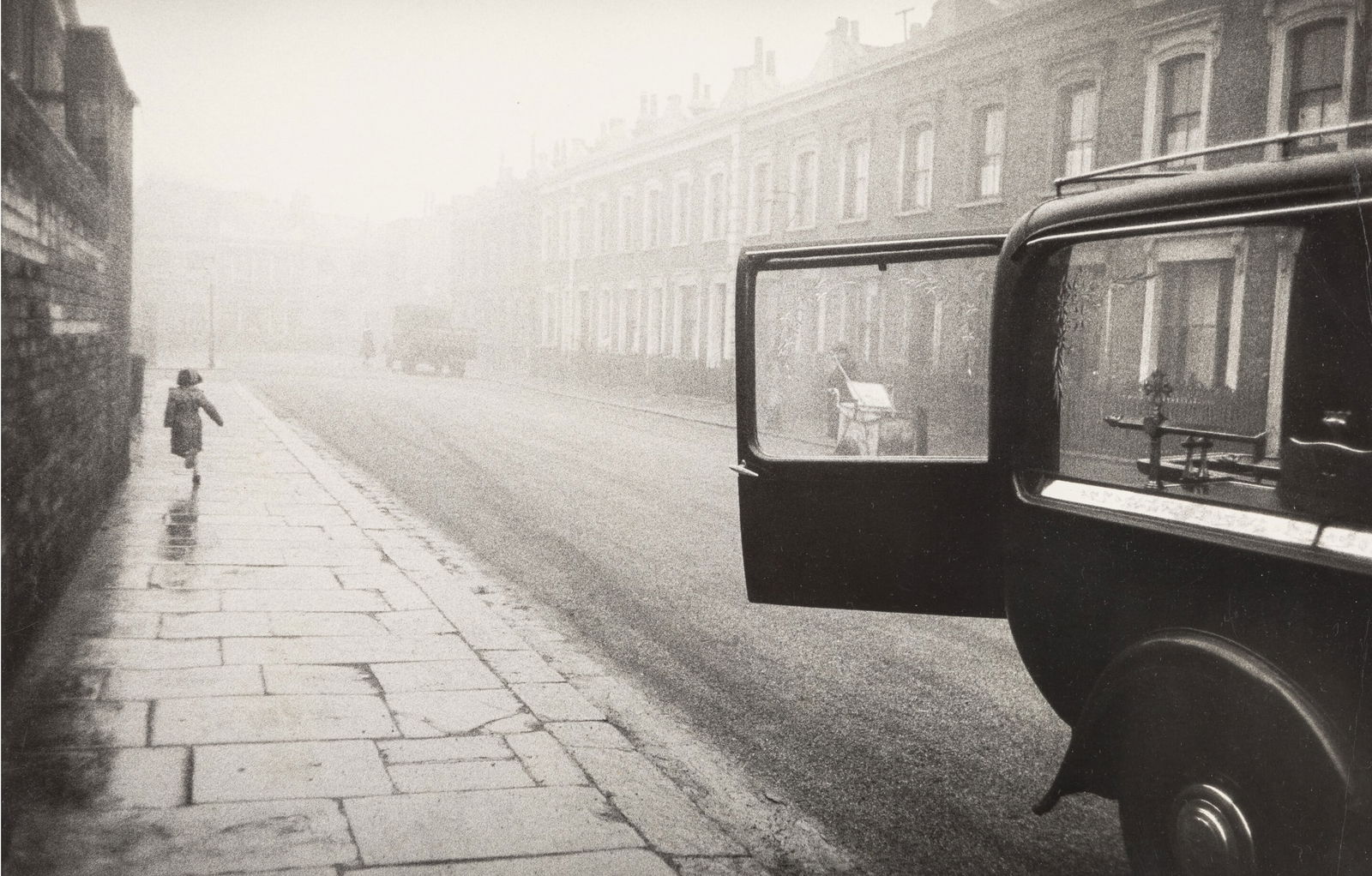 Robert Frank "London, 1951" Photo-litho: Measures: 9 3/8 x 14 inches, printed later
