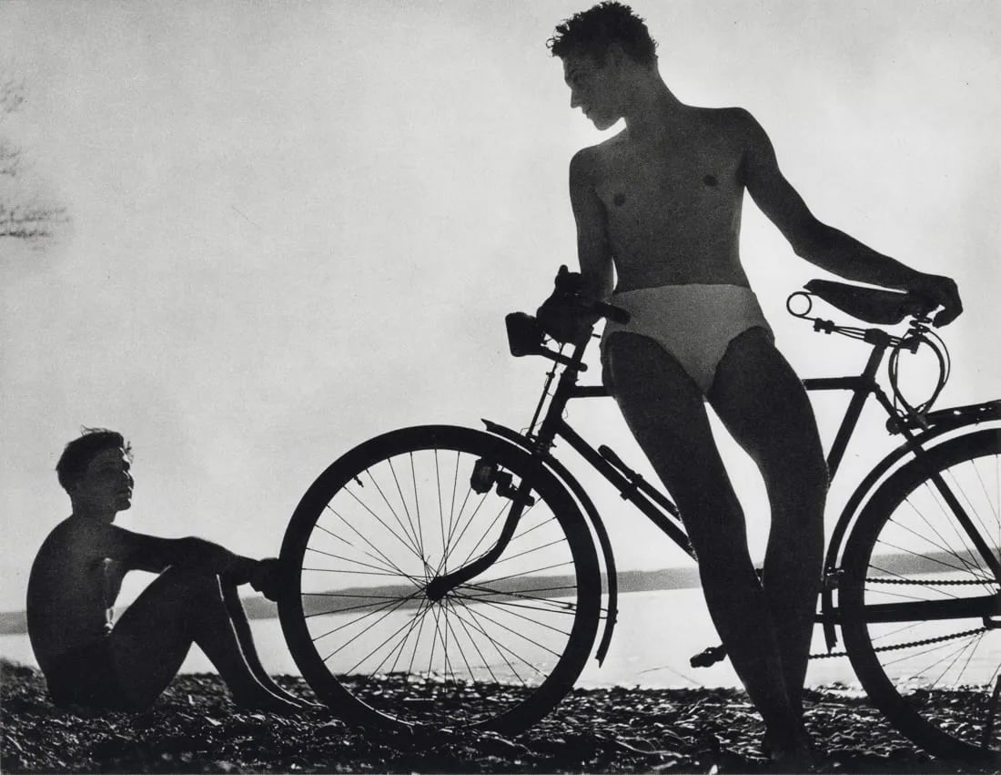 Herbert List "Ammersee, Germany, 1950" Photogravure: Measures: 9 x 7 inches print and mounted