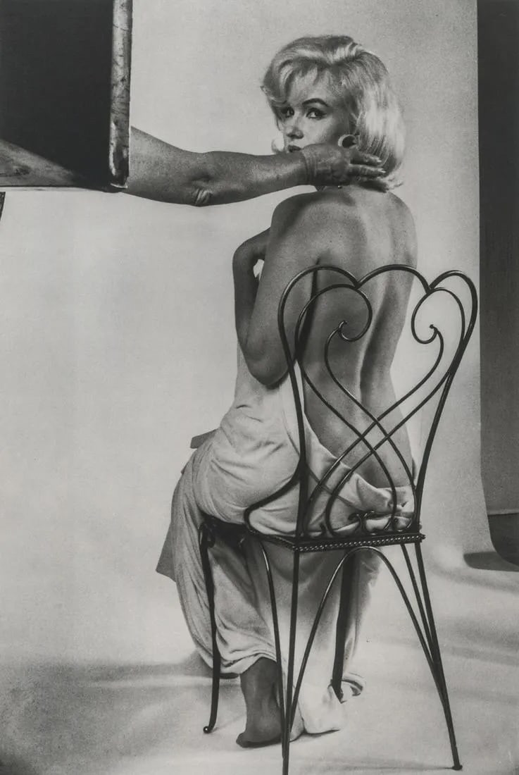 Eve Arnold "Marilyn Monroe, Hollywood, 1960" Photogravure: Measures: 5 3/4 x 8 1/2 inches print, and mounted