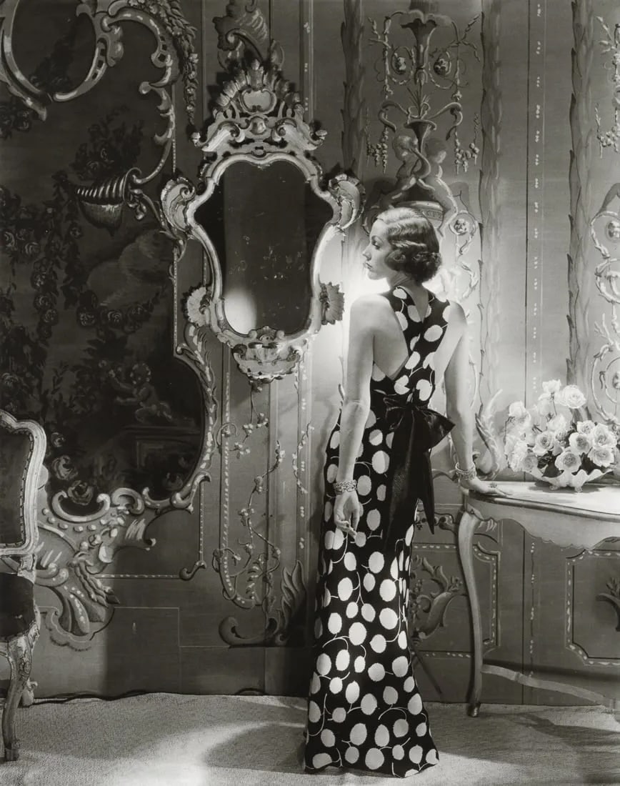 Cecil Beaton "Vogue, 1933": Measures: 8 x 10 1/3 inches print and mounted