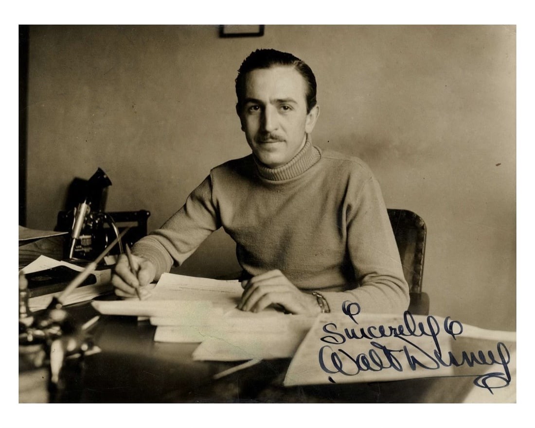 Walt Disney Signed Photo (1 of 1)