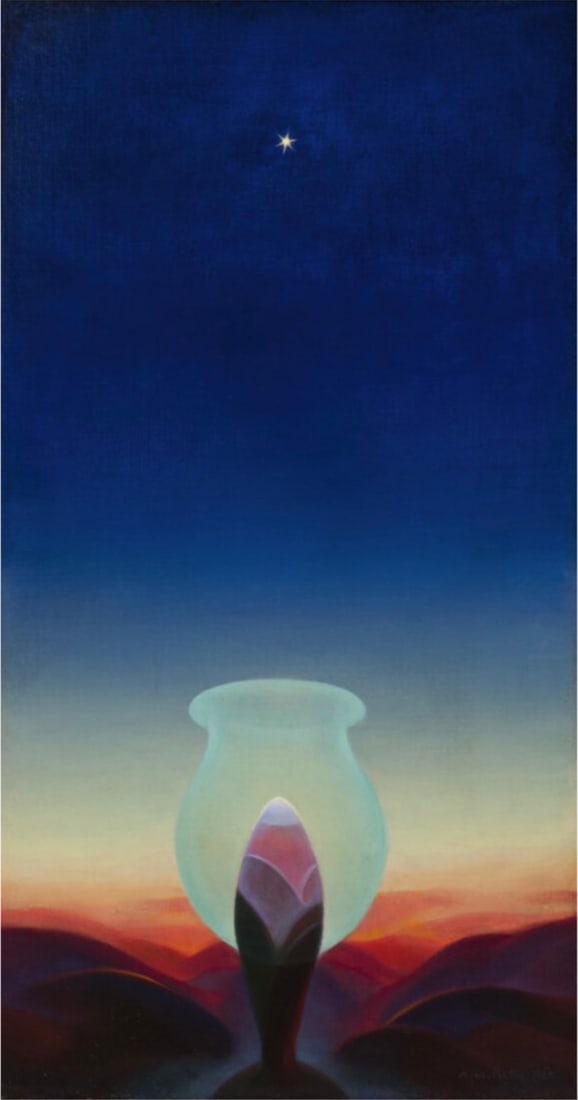 Agnes Pelton "Star Gazer, 1929" Offset Lithograph (1 of 5)